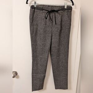 Stefanel Tweed Cigarette Pants Cropped